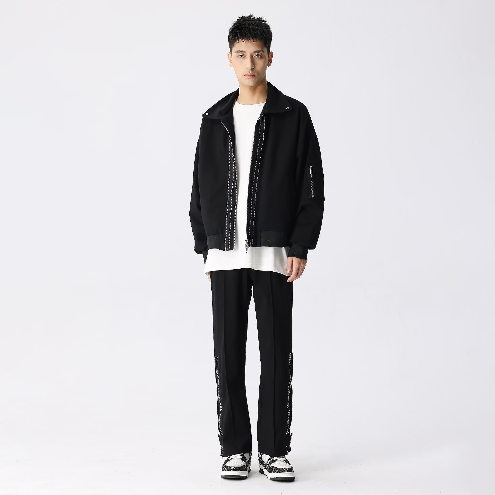 XINYINSU Куртки унисекс черные