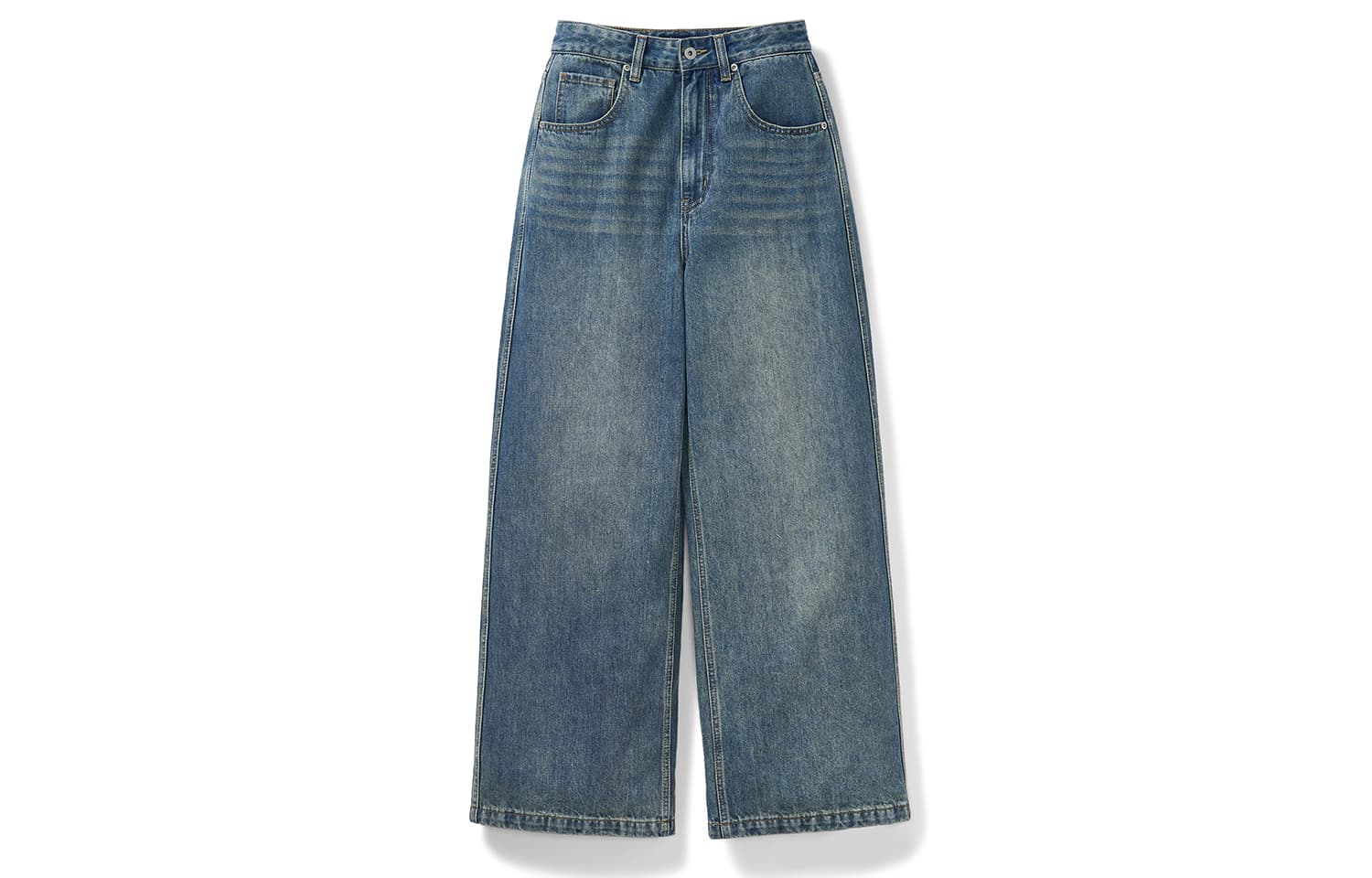 714STREET Jeans Unisex Blue