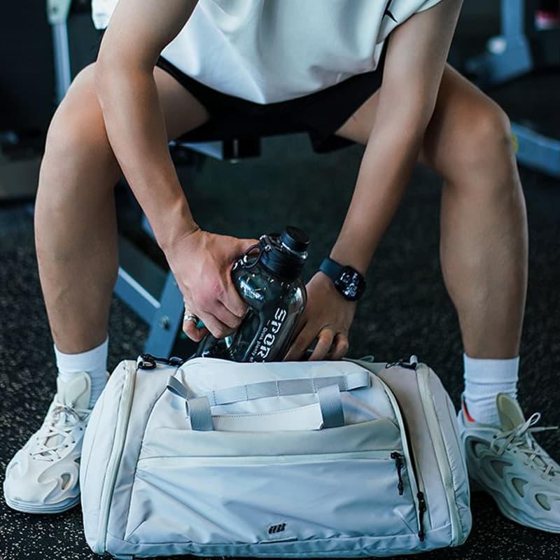 GYXX Сумка из техно-кожи с мембраной, сумка через плечо, сумка через плечо, рюкзак большого размера, унисекс, черный/белый/серый