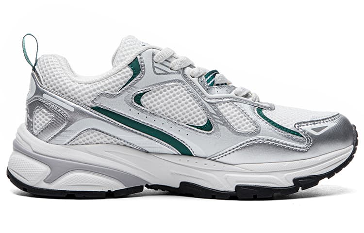 Kappa Wing Износостойкие и легкие кроссовки с низким верхом для городских поездок на работу, унисекс, серо-белые