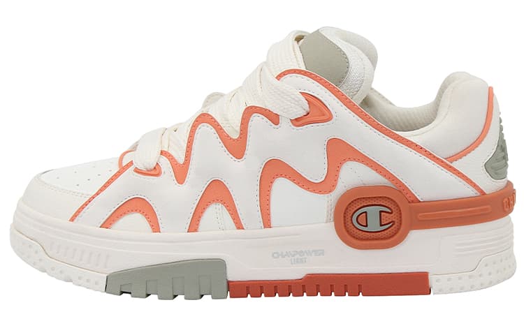 Champion WavySkate V1 Low Top Skateboard Shoes Women's Orange