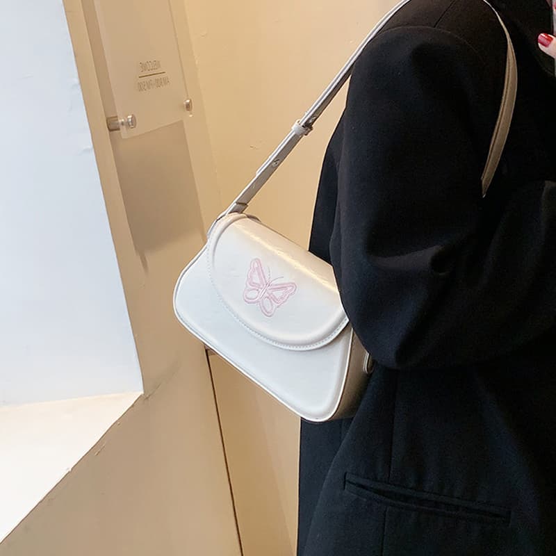 JANE KLAIN Маленькая квадратная сумка из искусственной кожи Сумка на плечо Обычная женская белая/розовая/черная