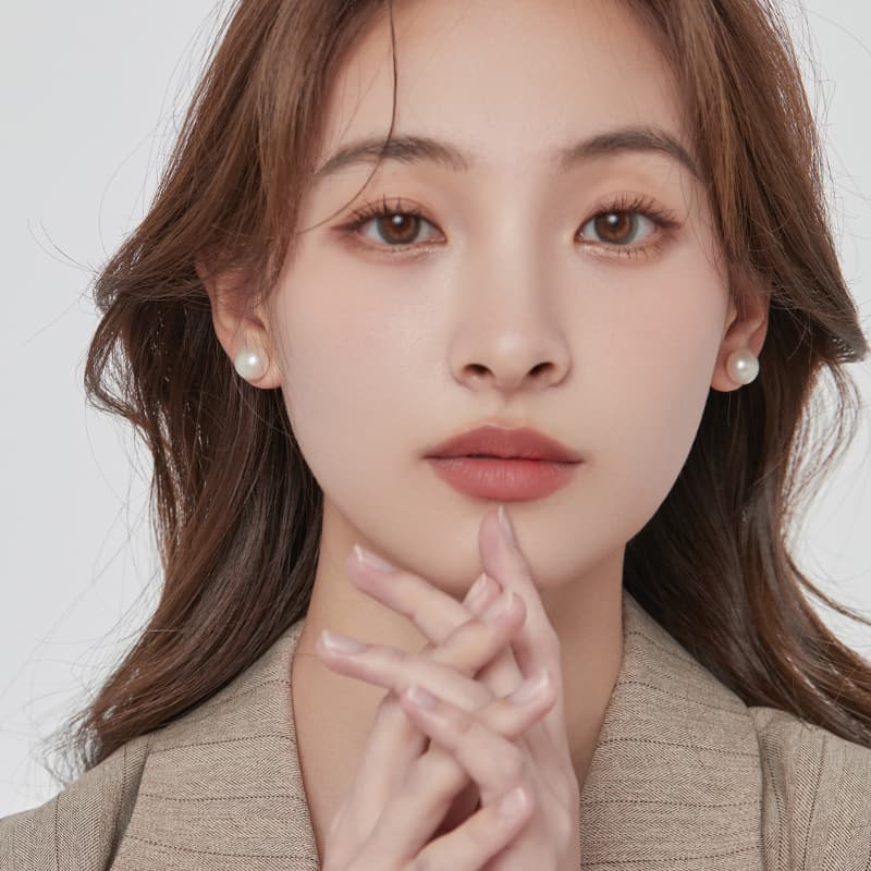 Серьги-гвоздики Zoo Jewel S925 из серебра с пресноводным жемчугом, женские изысканные маленькие серьги серой серии