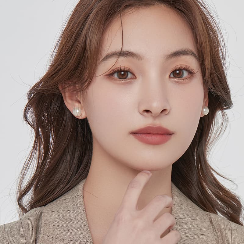 Серьги-гвоздики Zoo Jewel S925 из серебра с пресноводным жемчугом, женские изысканные маленькие серьги серой серии