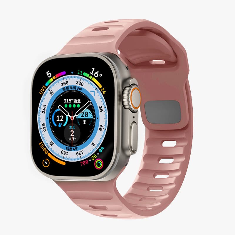 Ремешок IBOANN, резиновый материал, совместимый с Apple