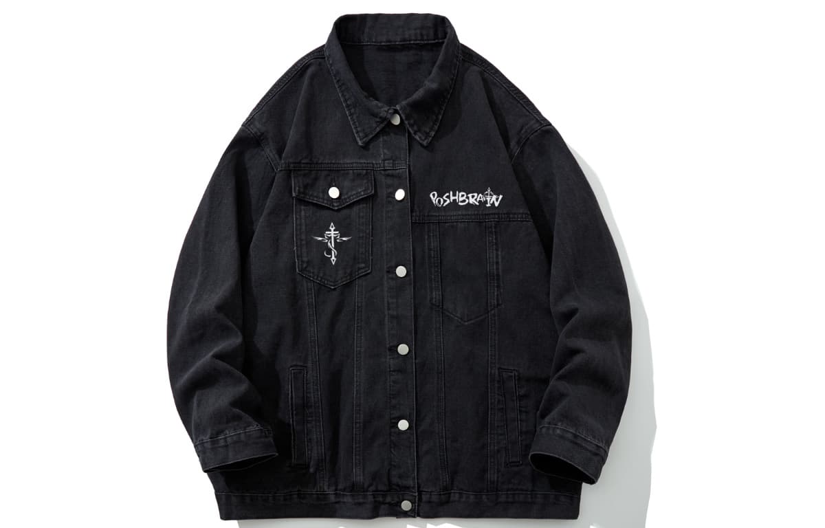 Джинсовые куртки Poshbrain унисекс