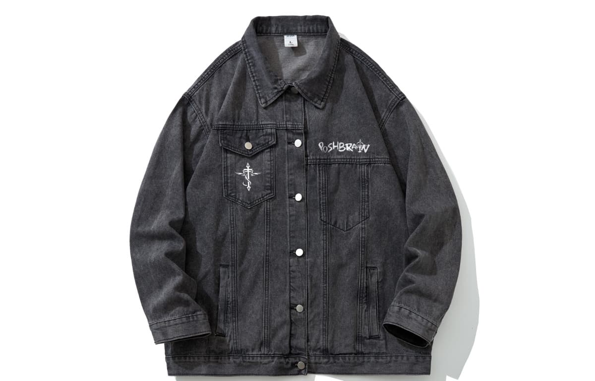 Джинсовые куртки Poshbrain унисекс