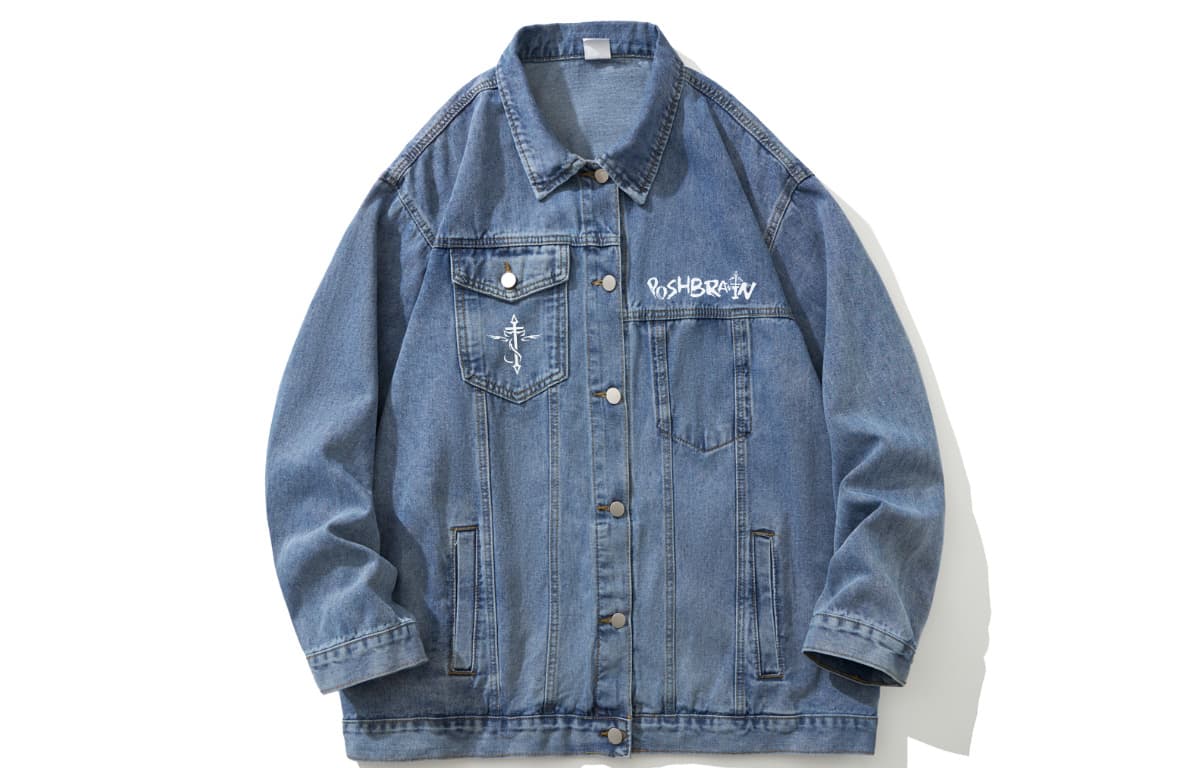 Джинсовые куртки Poshbrain унисекс