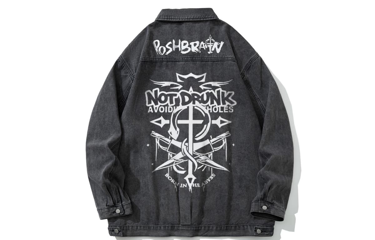 Poshbrain Denim Jackets Unisex