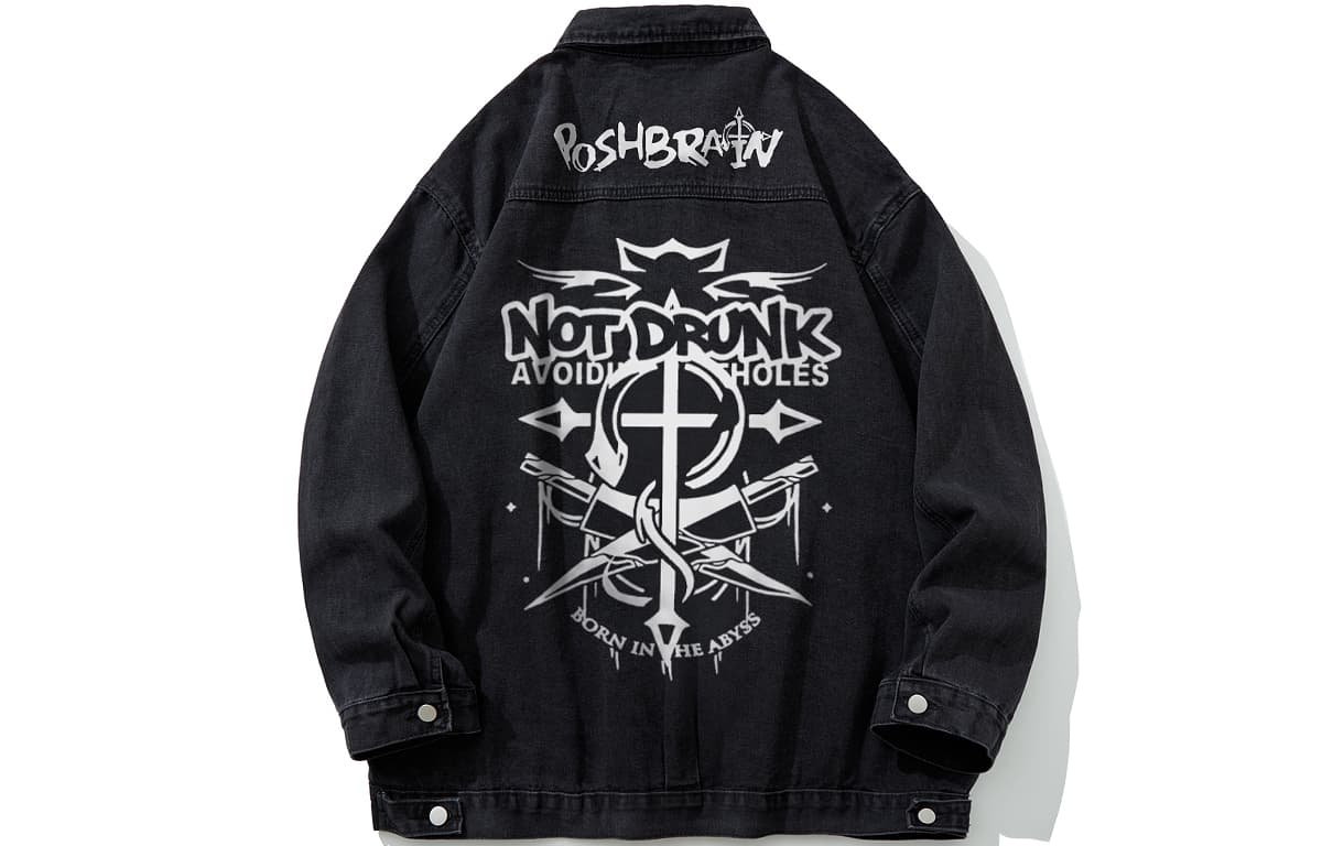 Джинсовые куртки Poshbrain унисекс