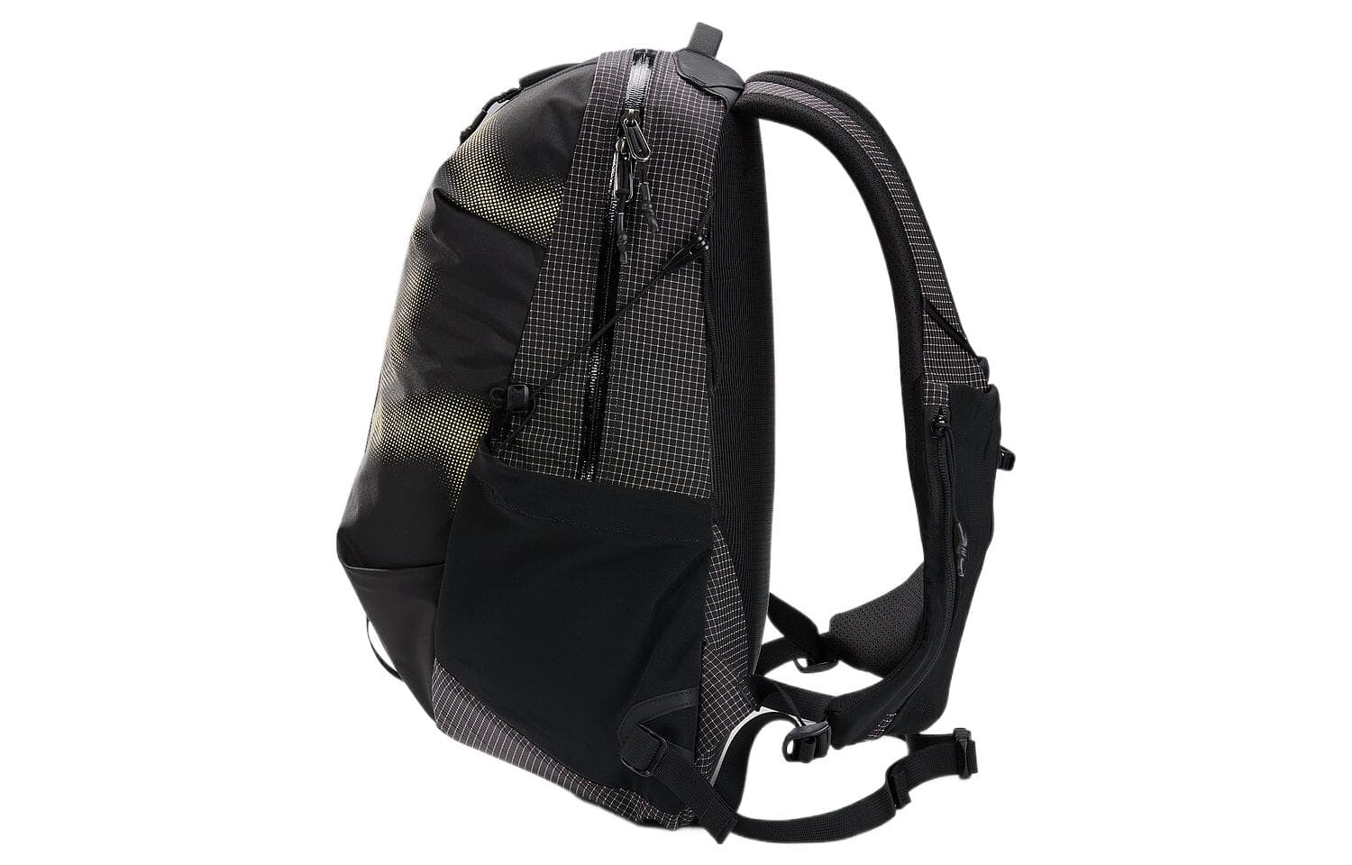 Arcteryx SYSTEM_A Сумка для альпинизма 16л Уличная сумка Нейлон Черный/Песочно-желтый Унисекс