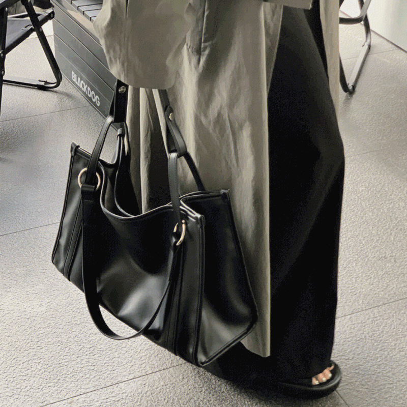 C°BANNER Большая сумка-тоут из синтетической кожи под мышками, сумка на плечо женская, черная