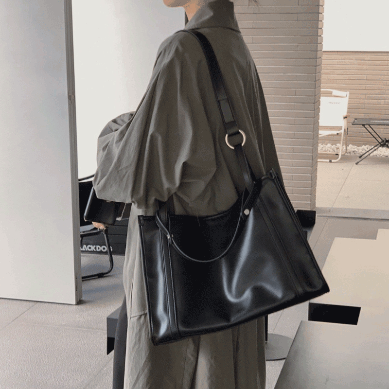 C°BANNER Большая сумка-тоут из синтетической кожи под мышками, сумка на плечо женская, черная