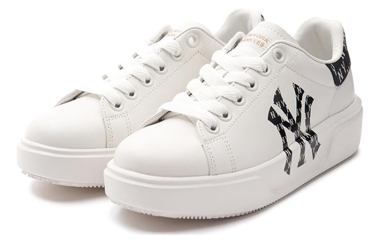 Классические износостойкие низкие туфли для скейтборда MLB, унисекс, белые