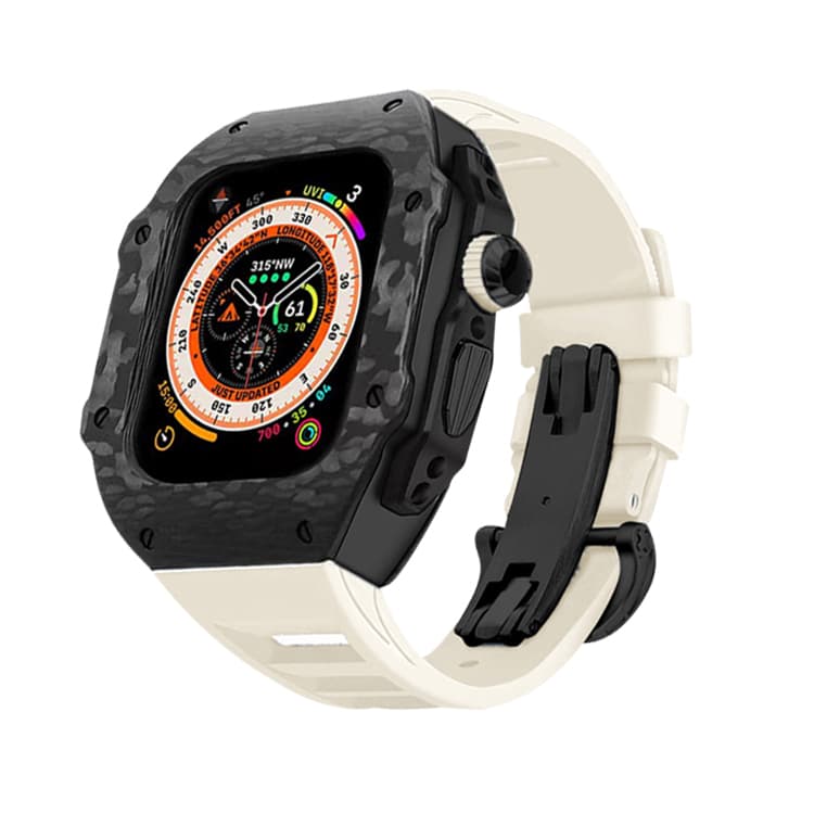 Ремешок Wepro, резиновый материал, совместимый с Apple, 44/45/49 мм