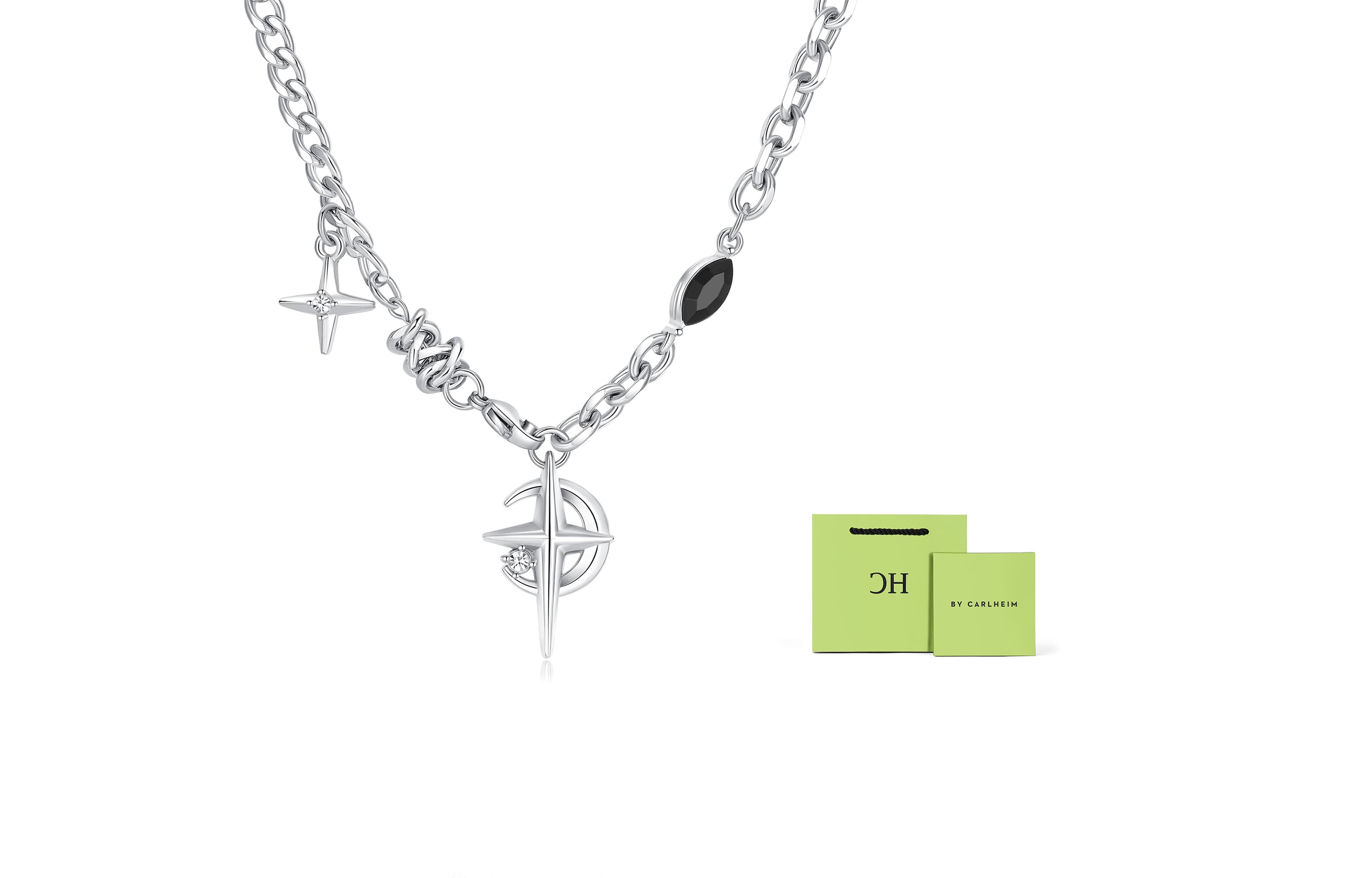 CARLHEIM Titanium Steel Necklaces Unisex