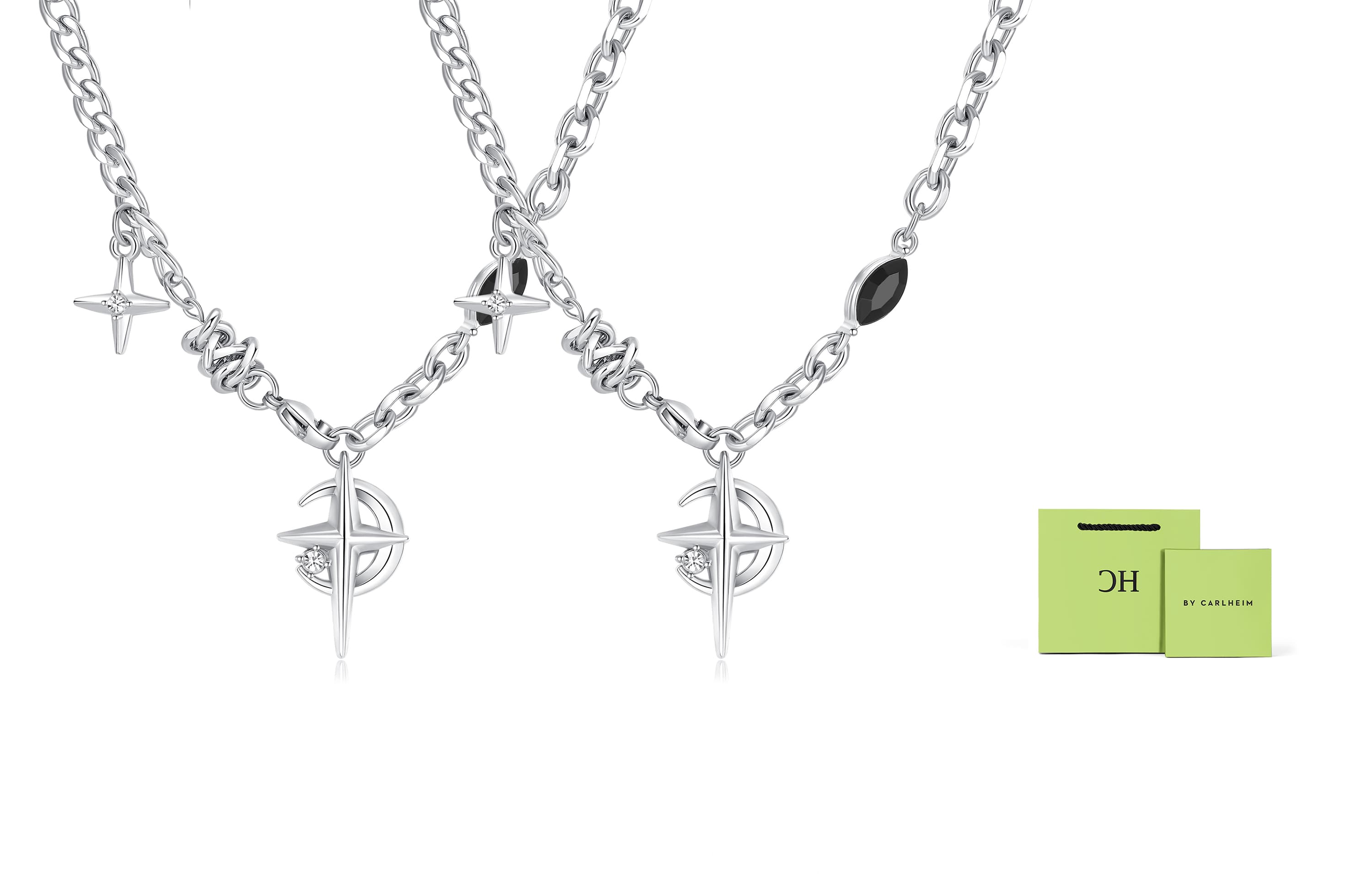 CARLHEIM ожерелья из титановой стали унисекс