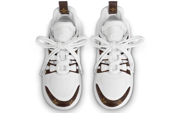 LOUIS VUITTON Archlight Кроссовки Monogram Белые женские