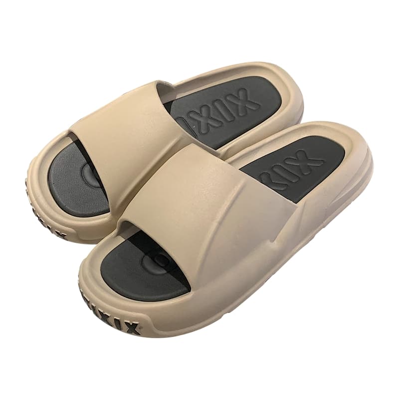 Thin Strips Home Slippers Desert Brown