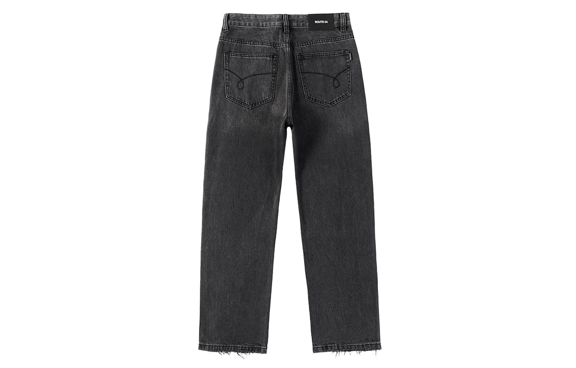 66/ROUTE 66 Джинсы унисекс, черные