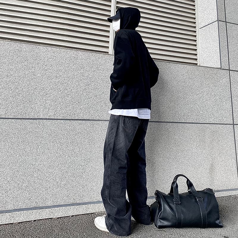 66/ROUTE 66 Джинсы унисекс, черные