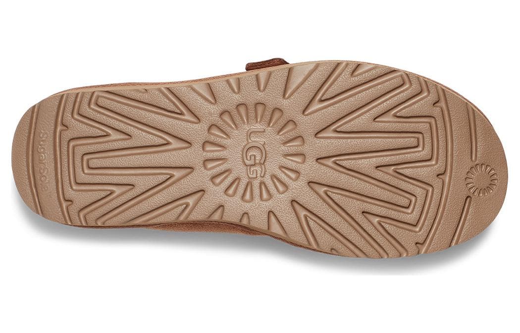 Женские ботинки UGG Dune Mini из овчины "Каштан" Mini