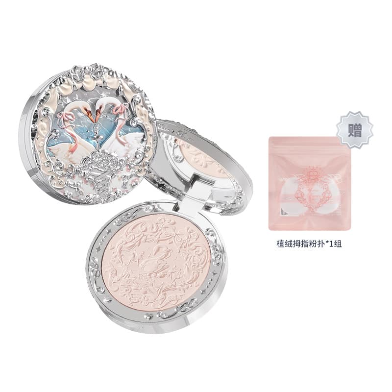 Flower Knows Swan Ballet Fleece Mist Blush Non Cakey Shiny Correcting Skin Tone Matte Complexion Natural 5g