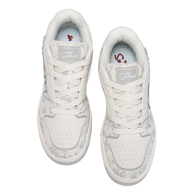 Симпсоны, нескользящие, амортизирующие, устойчивые к истиранию дышащие низкие туфли для скейтборда унисекс