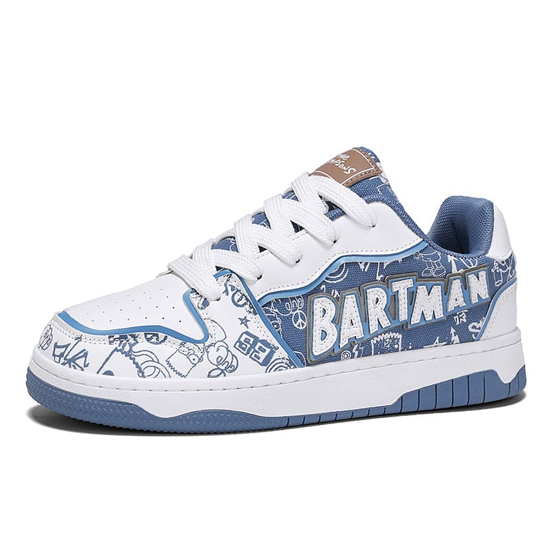 Симпсоны, нескользящие, амортизирующие, устойчивые к истиранию дышащие низкие туфли для скейтборда унисекс