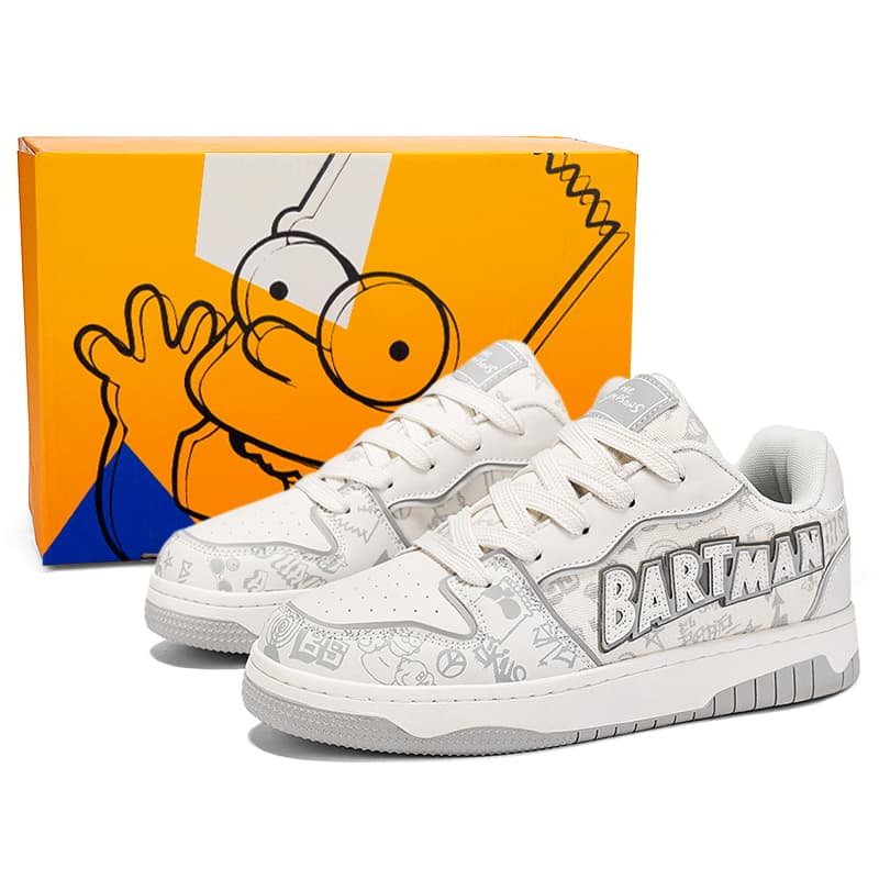 Симпсоны, нескользящие, амортизирующие, устойчивые к истиранию дышащие низкие туфли для скейтборда унисекс