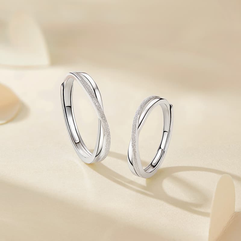 ZSY 999 изящные серебряные кольца унисекс