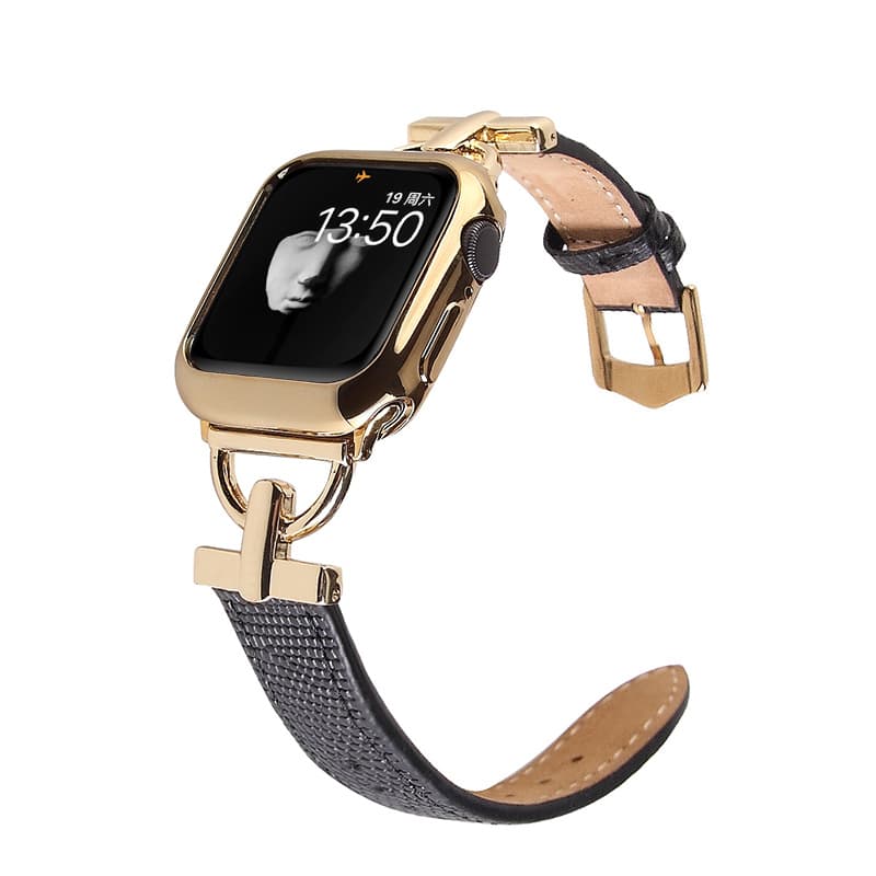 IBOANN Strap Apple Compatibility Genuine Leather Material