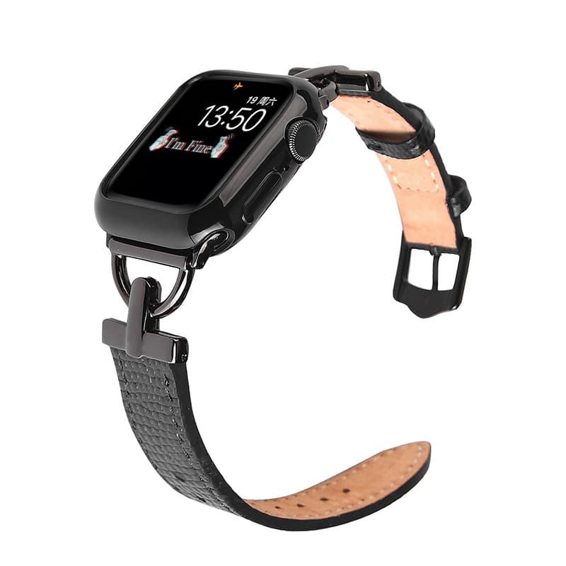 IBOANN Ремешок из натуральной кожи, совместимость с Apple