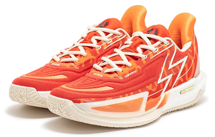 361° BIG3 4.0 Quick Pro Баскетбольные кроссовки мужские с низким верхом огненно-красный/малиновый оранжевый