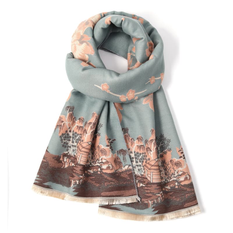 FREE RABBITⅡ вязаные шарфы унисекс из искусственного кашемира