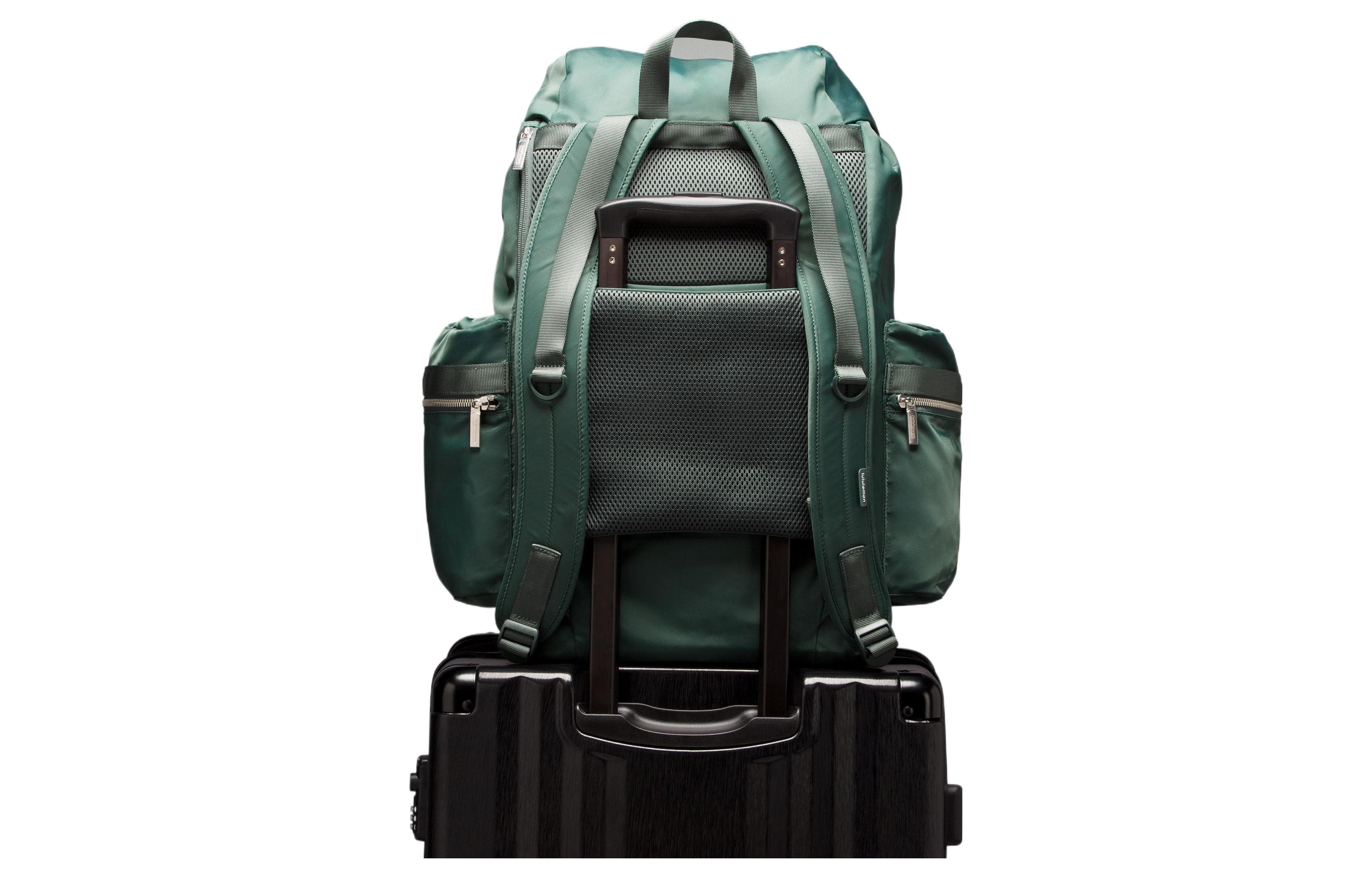 Рюкзак из нейлона Lululemon унисекс, зеленый