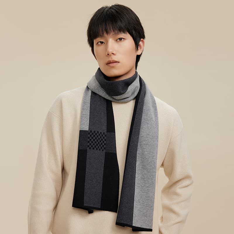 HLA содержит шерстяные шарфы унисекс