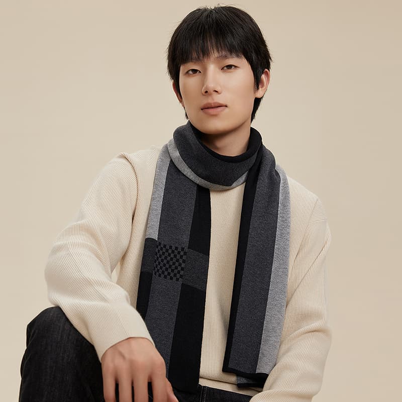 HLA содержит шерстяные шарфы унисекс