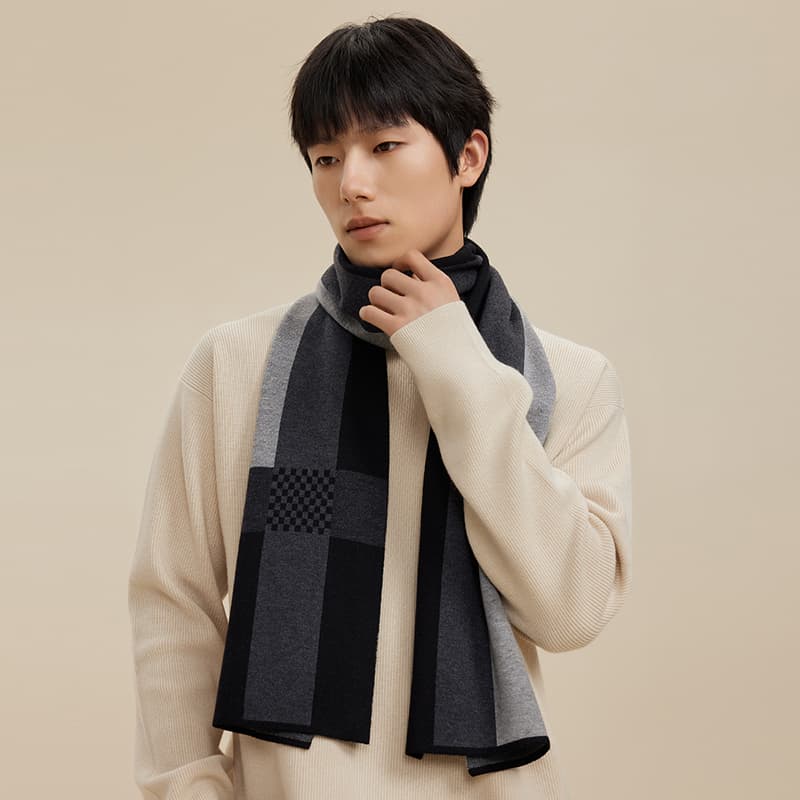 HLA содержит шерстяные шарфы унисекс