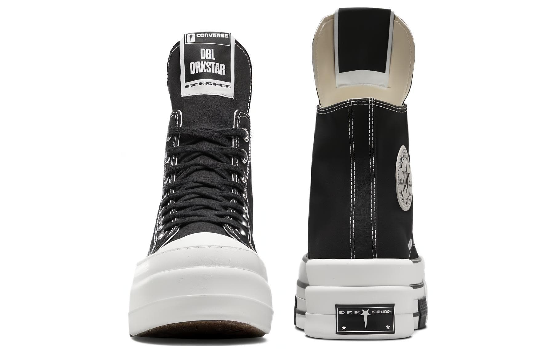 Кроссовки Converse Rick Owens X Drkshdw Dbl Drkstar Chuck 70 High, черные