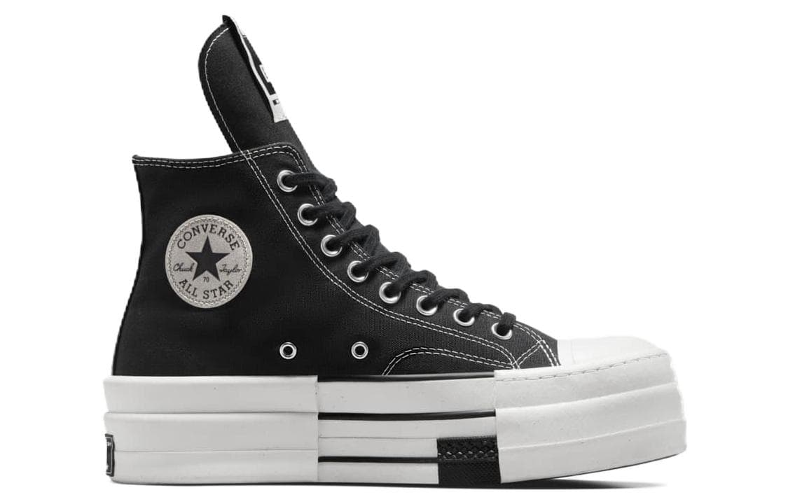 Кроссовки Converse Rick Owens X Drkshdw Dbl Drkstar Chuck 70 High, черные