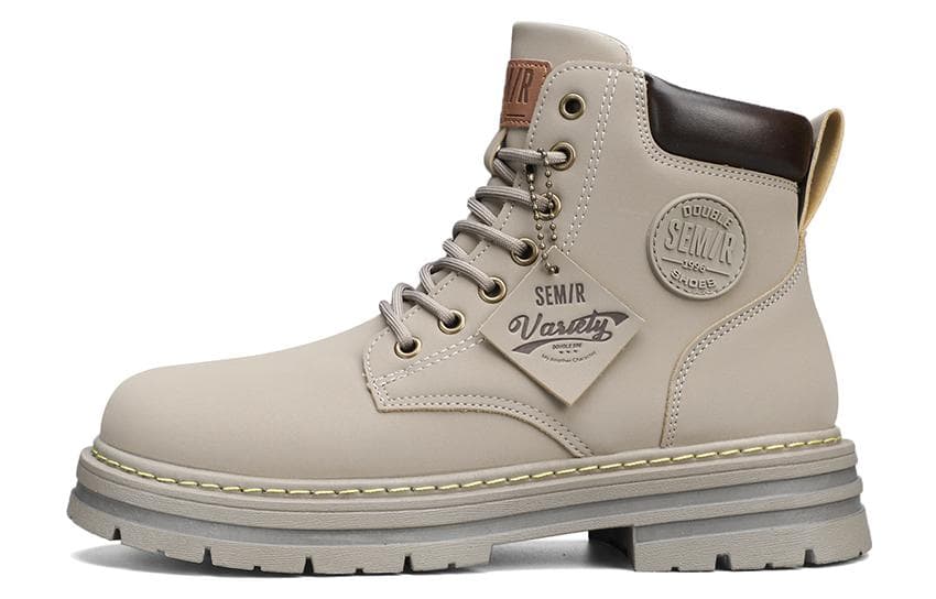 SEMIR Martin Ботинки мужские Желтый/абрикосовый/армейский зеленый/черный