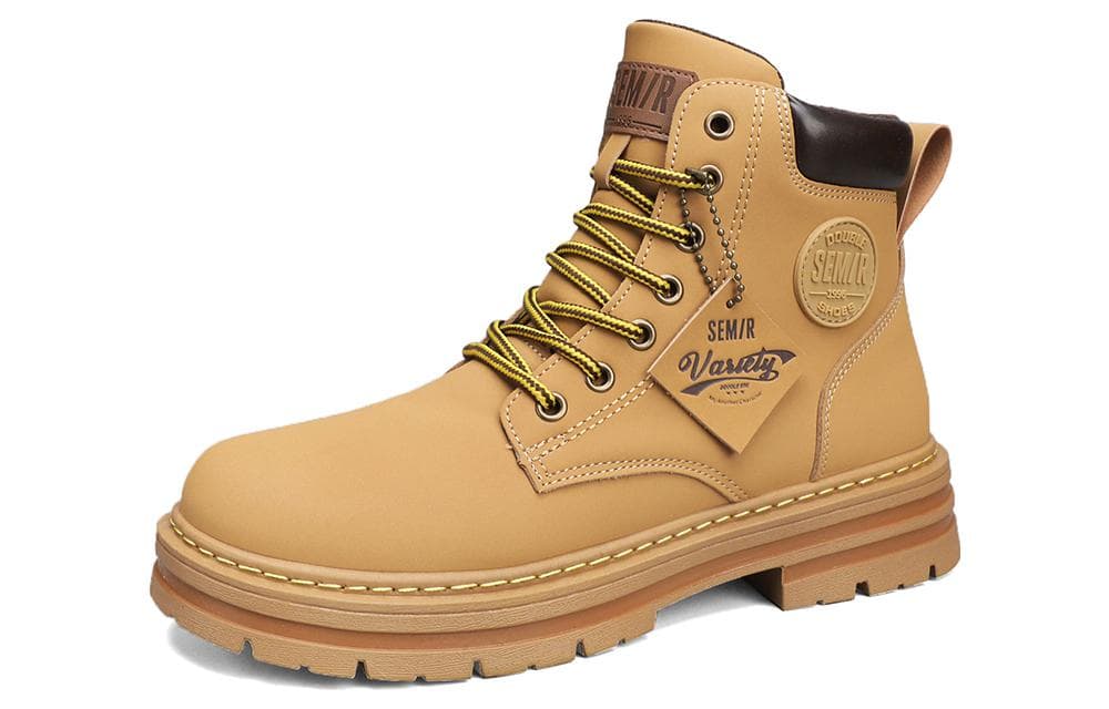 SEMIR Martin Ботинки мужские Желтый/абрикосовый/армейский зеленый/черный