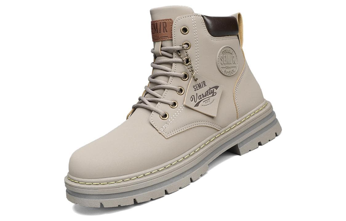 SEMIR Martin Ботинки мужские Желтый/абрикосовый/армейский зеленый/черный