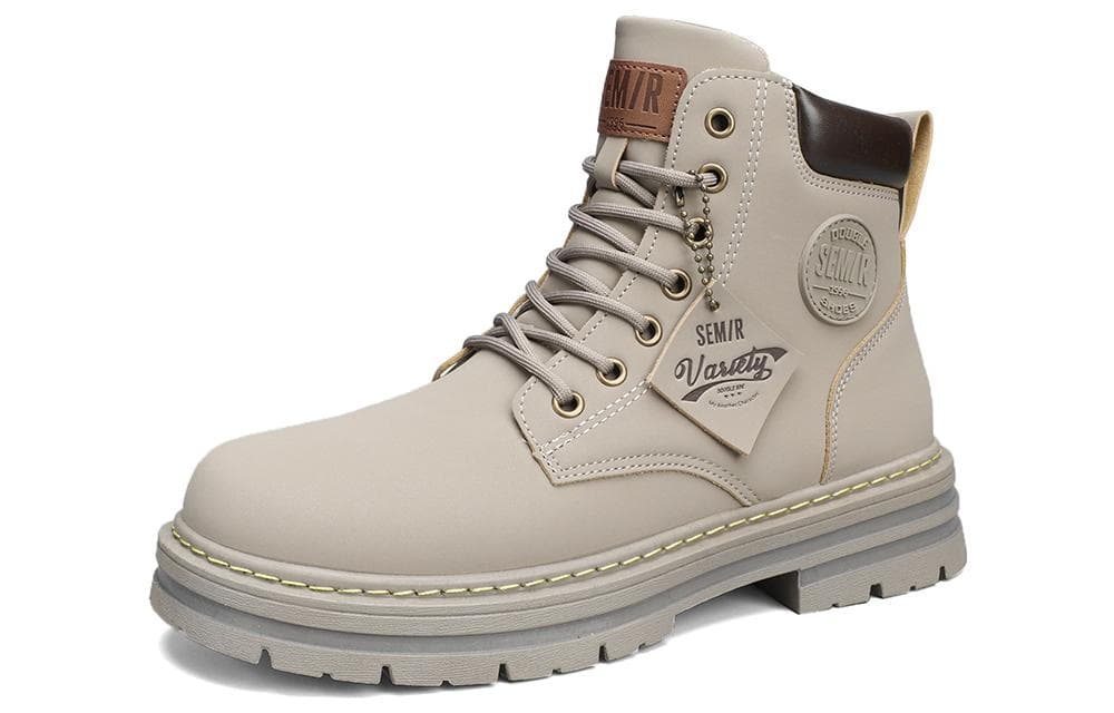 SEMIR Martin Ботинки мужские Желтый/абрикосовый/армейский зеленый/черный