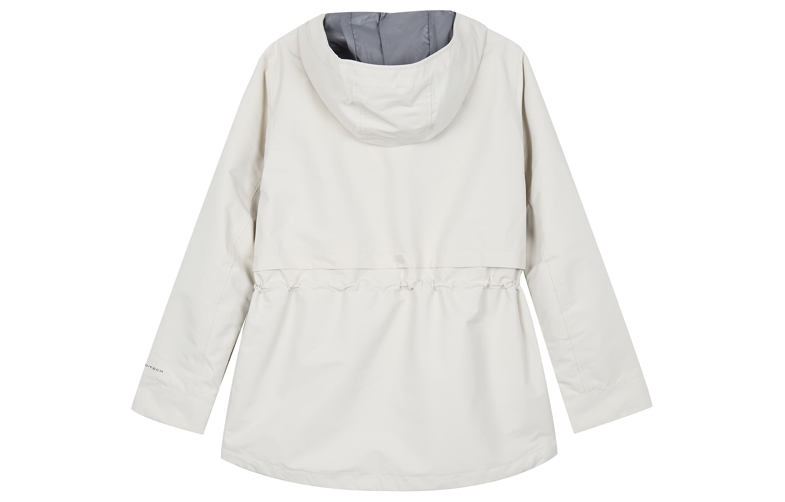 Columbia Drop Ridge Водонепроницаемая и ветрозащитная ветрозащитная куртка для походов на открытом воздухе, женская ветровка цвета экрю