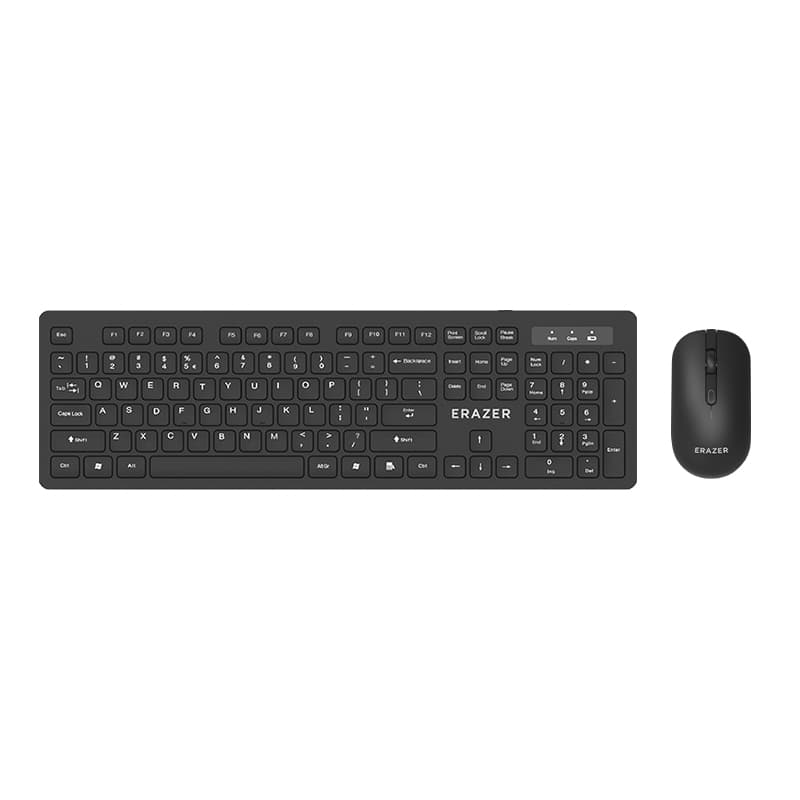 Erazer KN301 104 Keys 4th Setting DPI Business Multimedia Computers Laptop Wireless Keyboard & Mouse Set