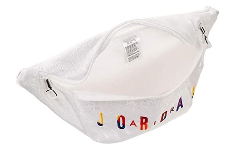 Поясная сумка Jordan из полиэстера через плечо, стандартная, унисекс, белая