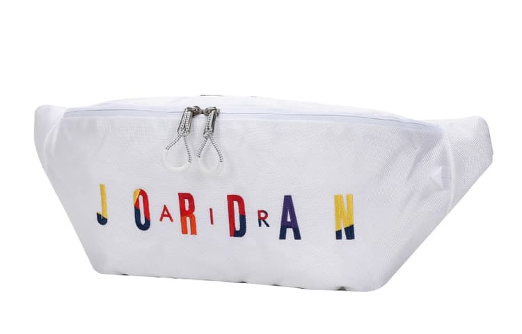 Jordan Polyester Crossbody Bags Fanny Pack Regular Unisex White