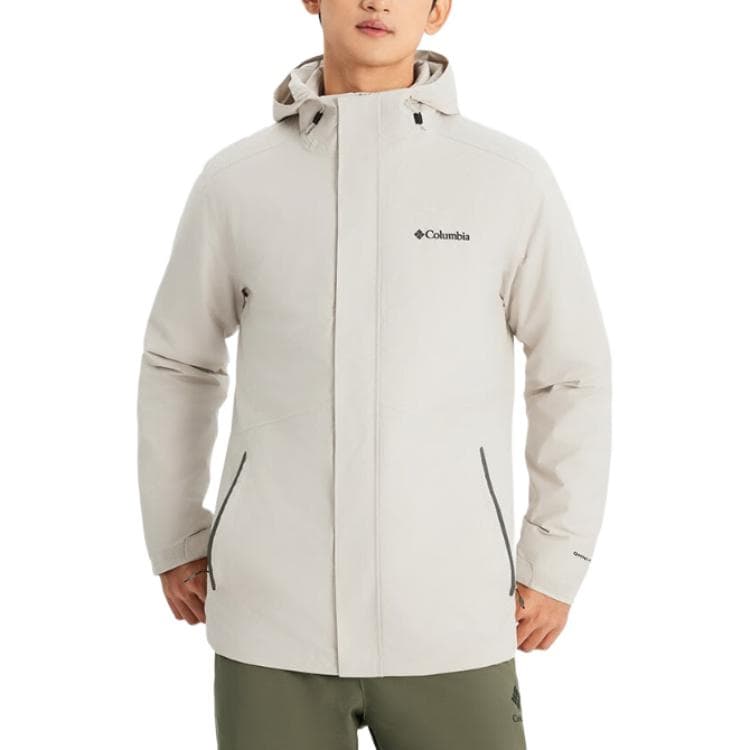 Columbia CAM HEIGHTS 2 Водонепроницаемая и ветрозащитная ветрозащитная куртка-ветровка унисекс цвета экрю для походов на открытом воздухе